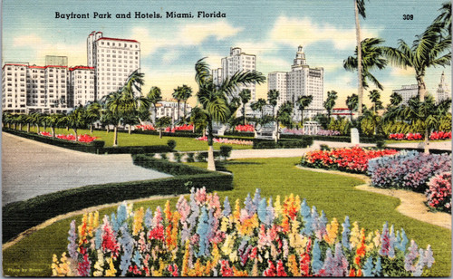 Bayfront Park and Hotels, Miami, Florida
