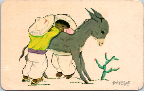 Luis Betanzos, Children with Donkey