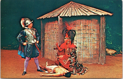Scene from Cherokee play 'Unto these Hills'