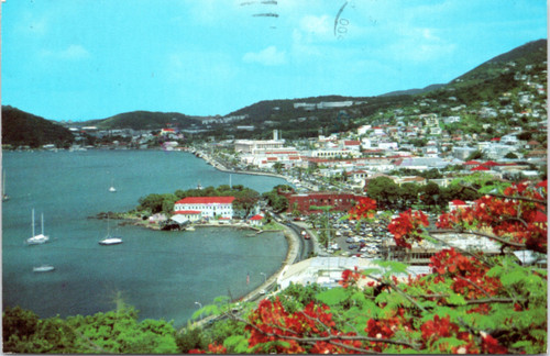 Charlotte Amalie as seen from Bluebeard's Castle (27-16-436)