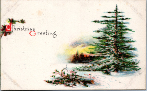 Christmas Greetings - tree (27-16-586)
