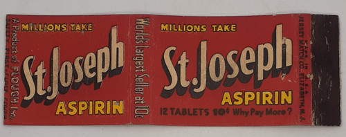 St. Joseph Aspirin with Penetro Cough Drops inside cover