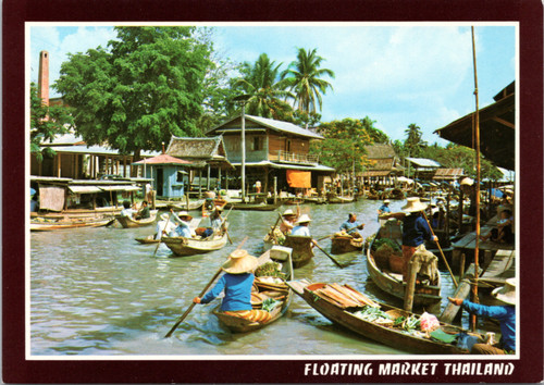 Floating Market Wat-Sai near Bangkok