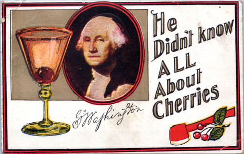 He Didn't Know All about Cherries - George Washington