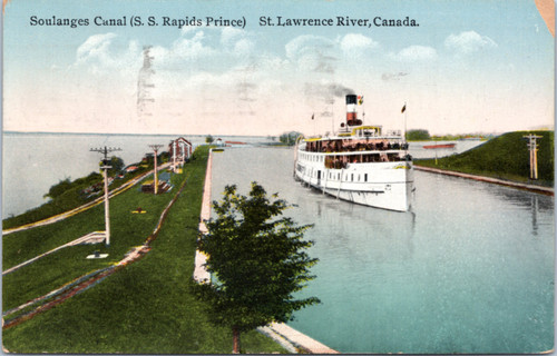 Soulanges Canal (S.S. Rapids Prince) St. Lawrence River, Canada