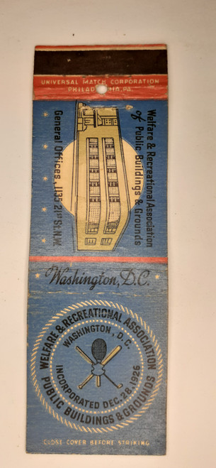 Matchbook - Washington DC - Welfare and Recreational Association