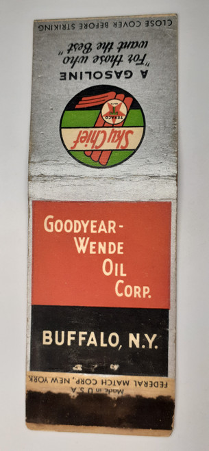 Goodyear-Wende Oil Corpe Sky Chief Gasoline Buffalo NY