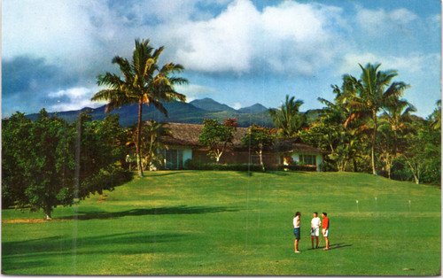 Hotel Hana-Maui - Kauwiki Cottage with Haleakala in background  (30-18-478)