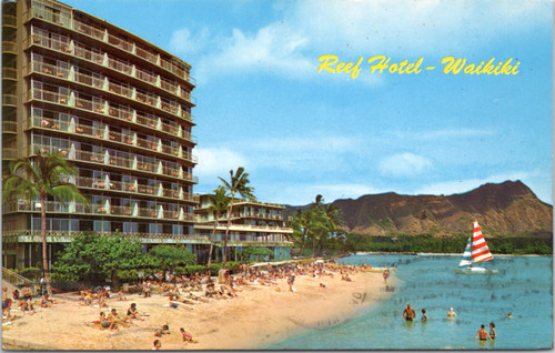 Postcard Honolulu Hawaii The Reef Hotel