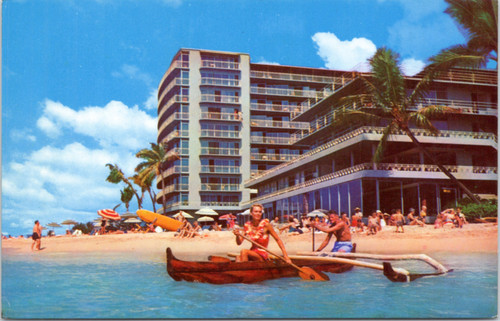 Postcard Honolulu Hawaii The Reef Hotel