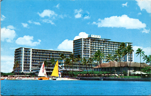 Postcard Honolulu Hawaii The Reef Hotel