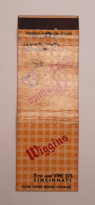 Matchbook Wiggins Cheerful Drinking Cincinnati Ohio