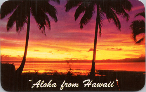 Aloha from Hawaii - Tropical Sunset  (31-19-244)