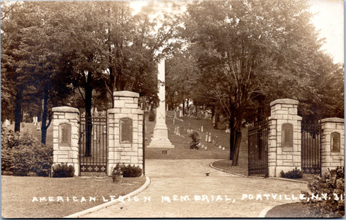 American Legion Memorial, Portville NY