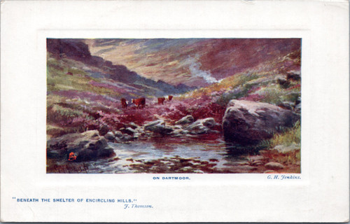 On Dartmoor - O'er Hill and Dale - Tuck 9703 G. H. Jenkins