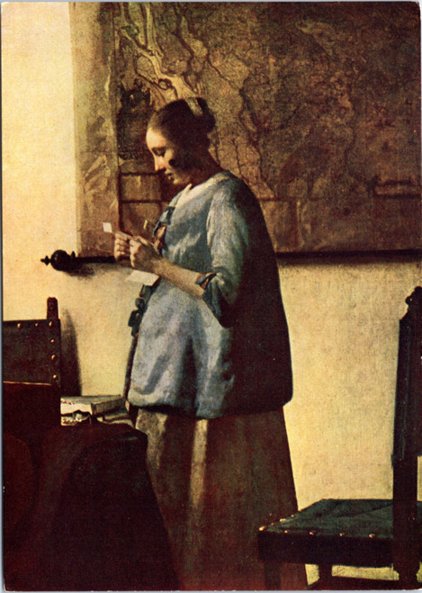 Young Woman Reading a Letter, Vermeer