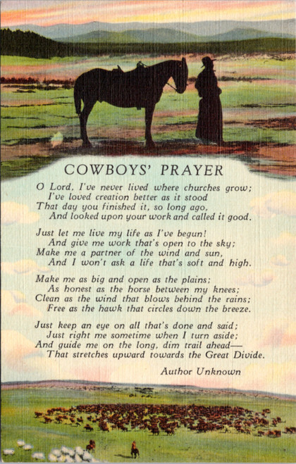 cowboy's prayer