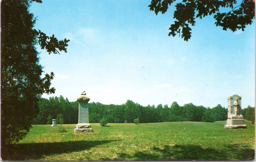 Postcard VA Bloody Angle Spotsylvania Battlefield