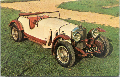 postcard 1927 Mercedes-Benz S