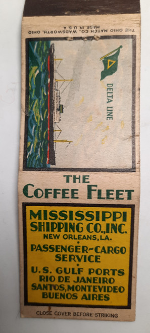 The Coffee Fleet - Mississippi Shipping Co., New Orleans LA