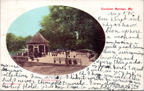 Postcard MO Excelesior Springs - Siloam Spring