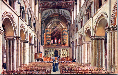 Rochester Cathedral - The Nave, East