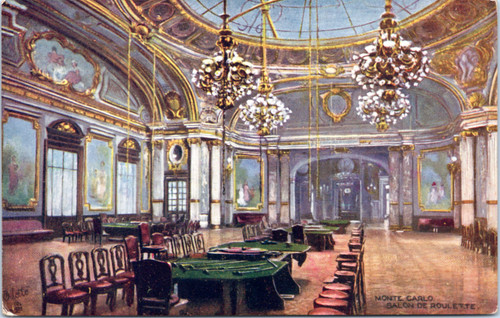 Monaco - Monte Carlo, casino - Salon de Roulette