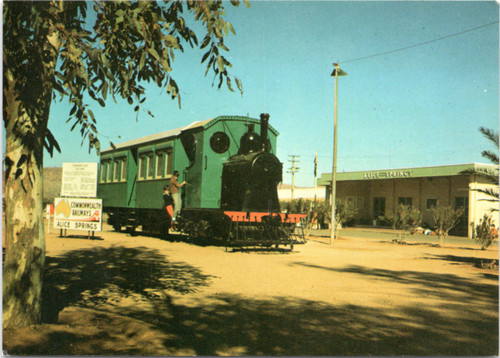 Steam Rail Car, Alice Springs - Australia