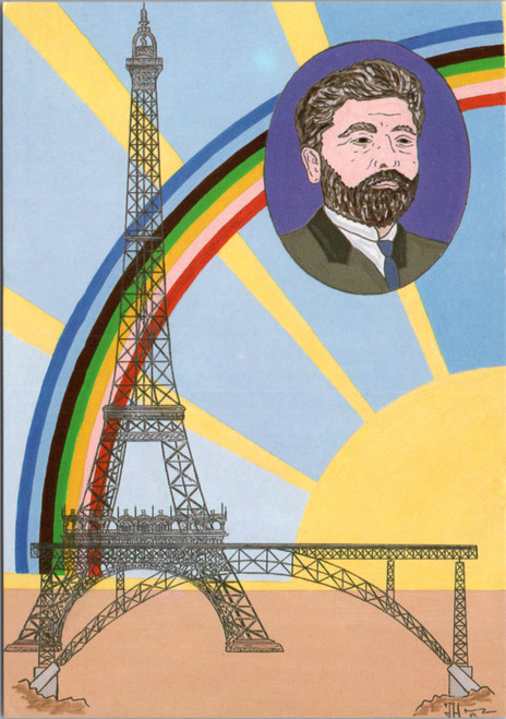 Eiffel Tower Centenary Illustration