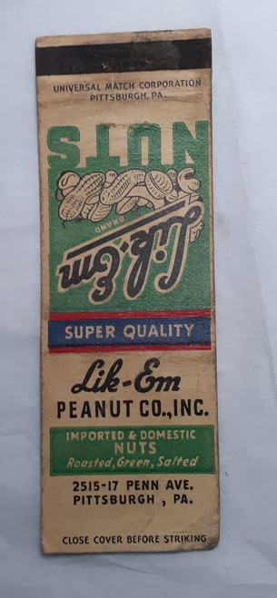 Lik-Em Peanut Co. Pittsburgh PA