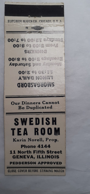 Swedish Tea Room, Geneva IL