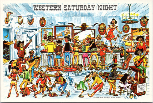 Western Saturday Night - bar brawl scene