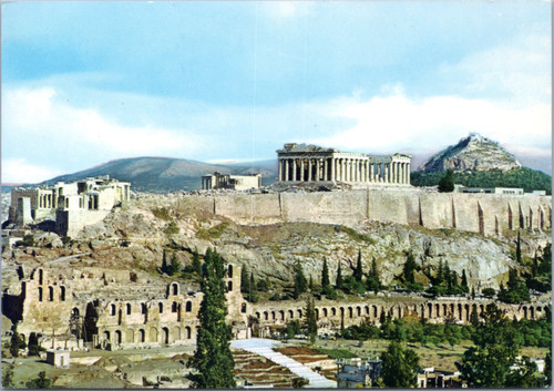 Postcard Greece Athens
