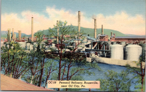 Pennzoil Refinery - Rouseville Near Oil City PA