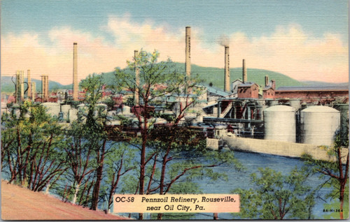 Pennzoil Refinery - Rouseville Near Oil City PA