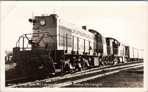 Diesel Electric Locomotive Alaska R.R. Freight