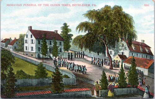 Moravian Funeral of the Olden Times