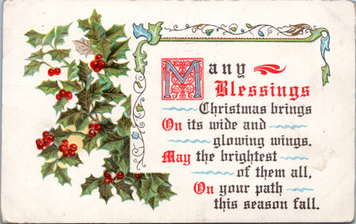 christmas postcard