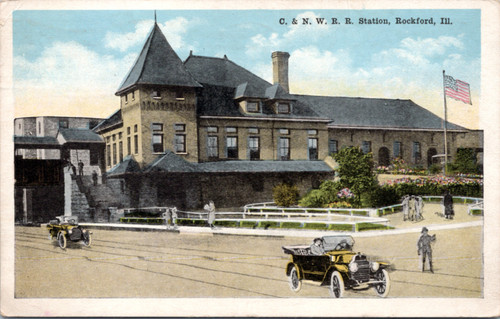 C. & N. W. R. R. Station Rockford Ill