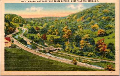 State Highway and Boonville Gorge between Booneville and Rome