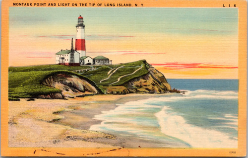 Montauk Point and Light on the Tip of Long Island