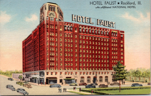 Hotel Faust Rockford Illinois