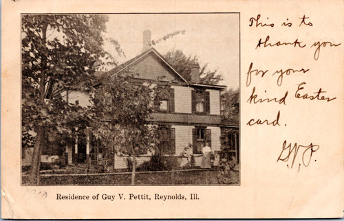 Postcard Reynolds Illinois