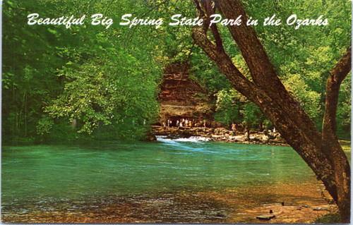Big Spring State Park scenic view in the Ozarks