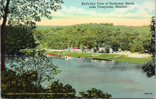 Bird's Eye View of Rockaway Beach Lake Taneycomo