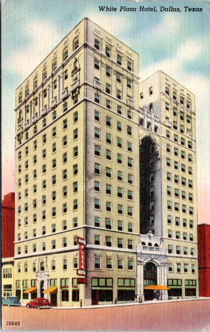 Postcard TX Dallas - White Plaza Hotel