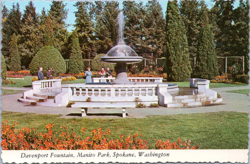 Davenport Fountain in Manito Park