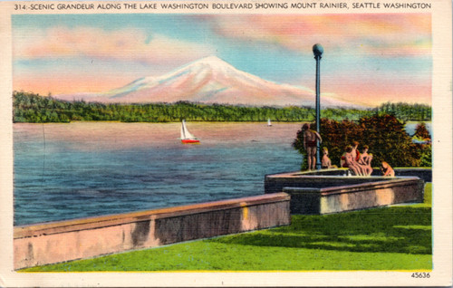 Postcard WA Seattle