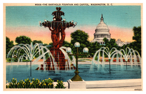 The Bartholdi Fountain and Capitol