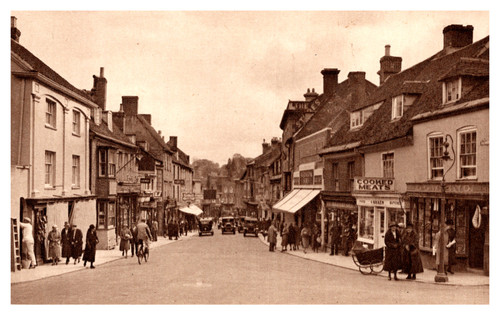 Postcard  UK ENG Dorset Blandford - Salisbury Street